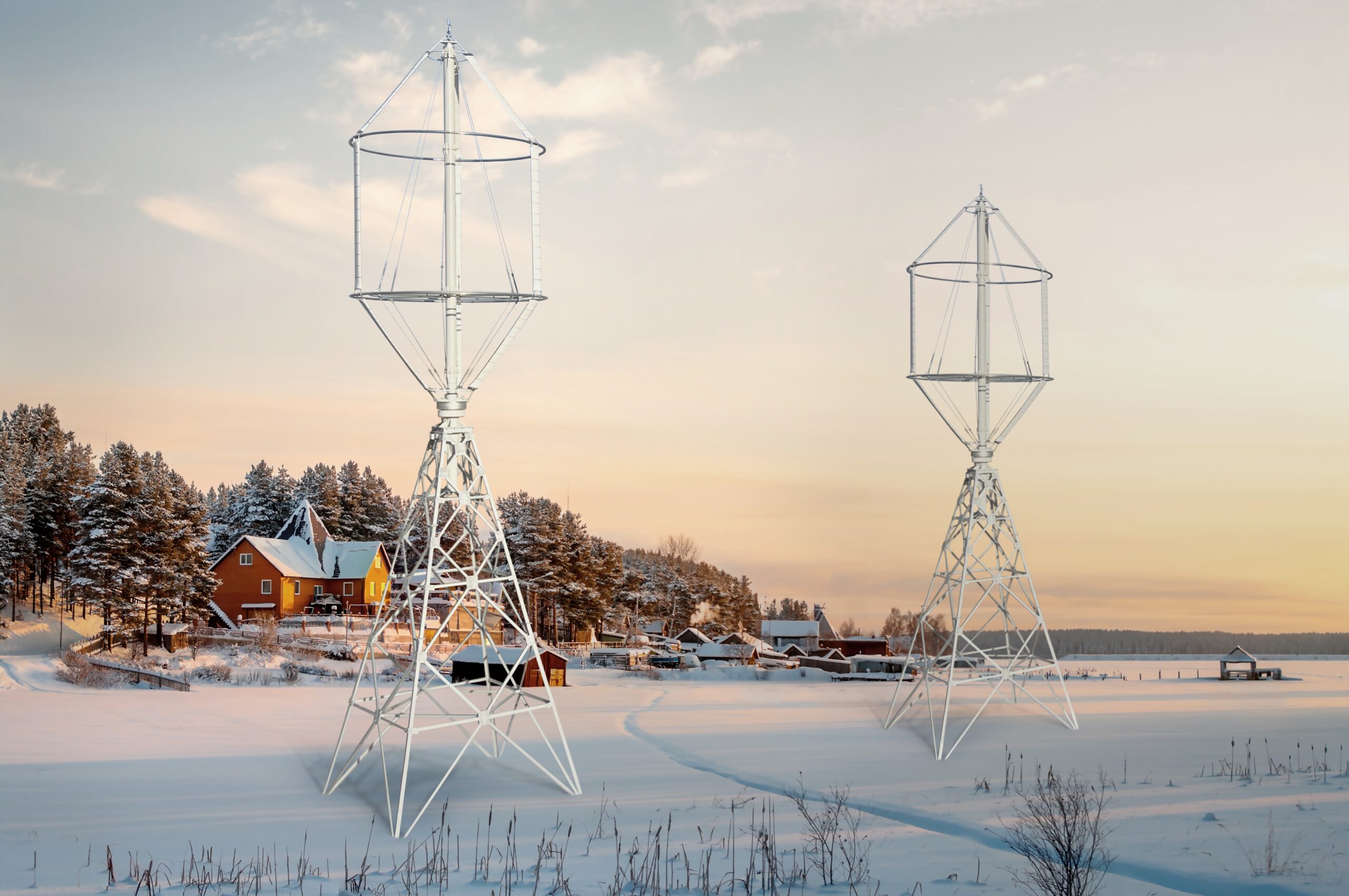 freen-20 installed in winter landscape