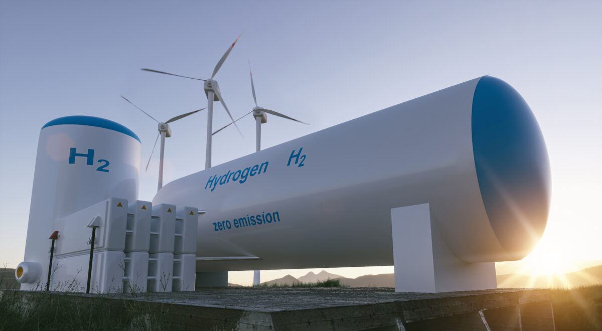 energy storage with hydrogen and wind turbines