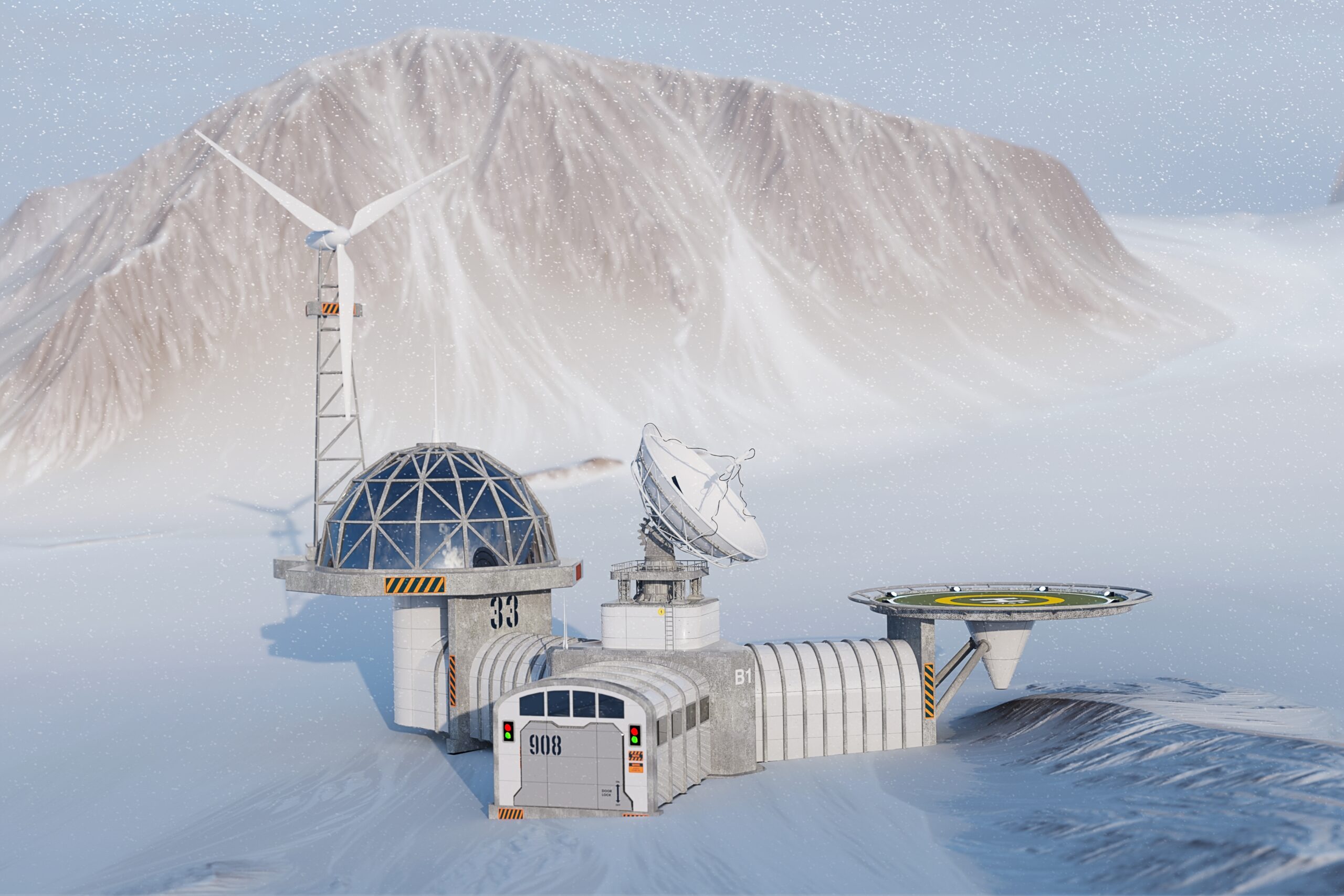 Remote Antarctic Research Station