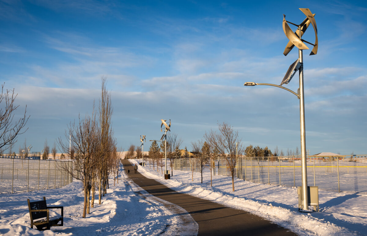 Renewable energy for street lights