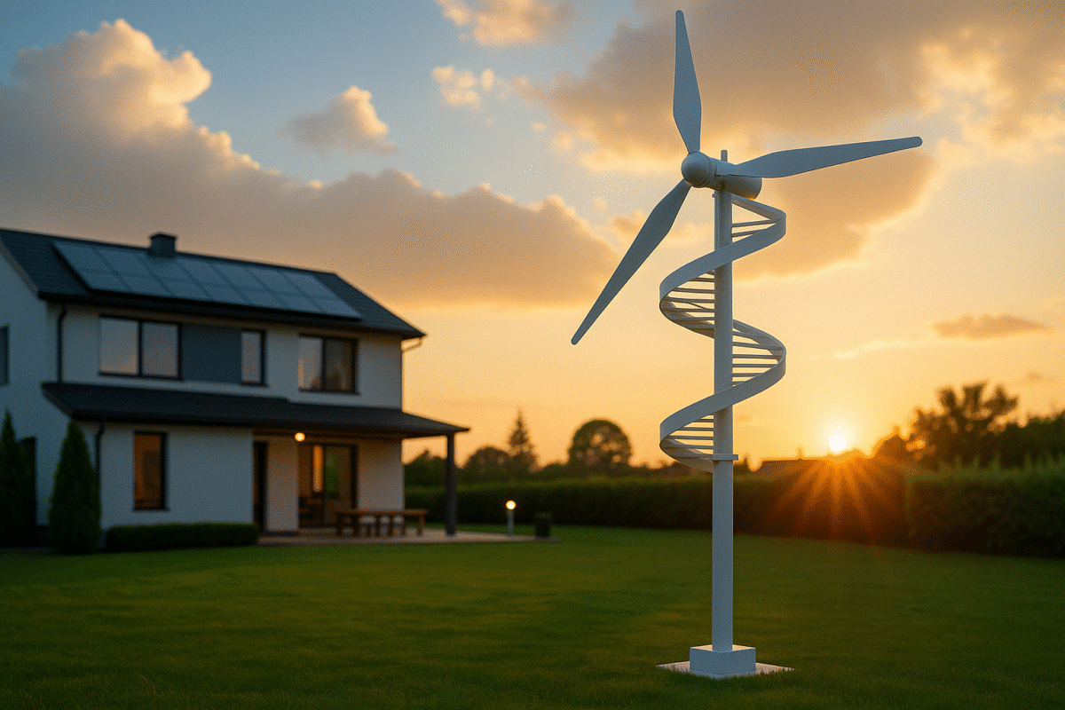 vertical wind turbine for home
