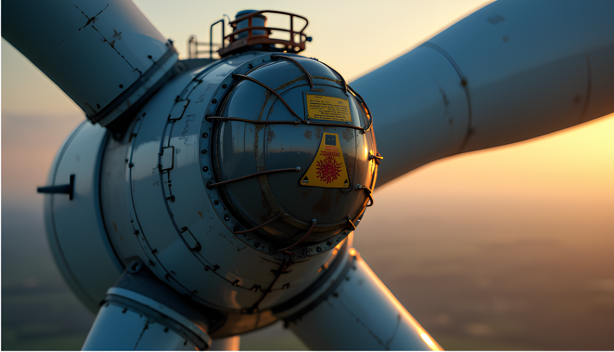 how much oil does a wind turbine use