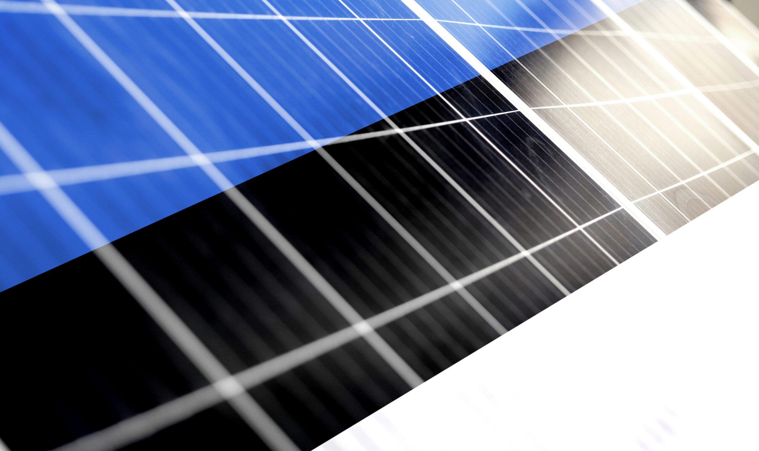 flag of Estonia wit solar panel