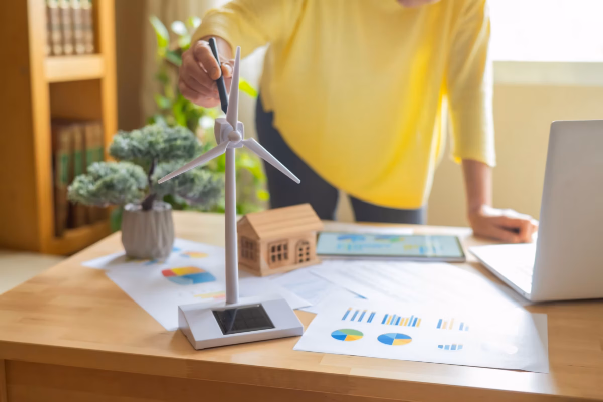 petite éolienne pour les start-ups technologiques